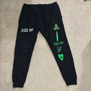 Sam Golbach 3AM Joggers 2XL (small red paint stain)